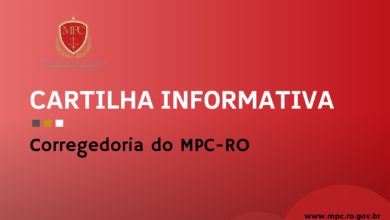 Photo of Cartilha Informativa da Corregedoria do MPC-RO