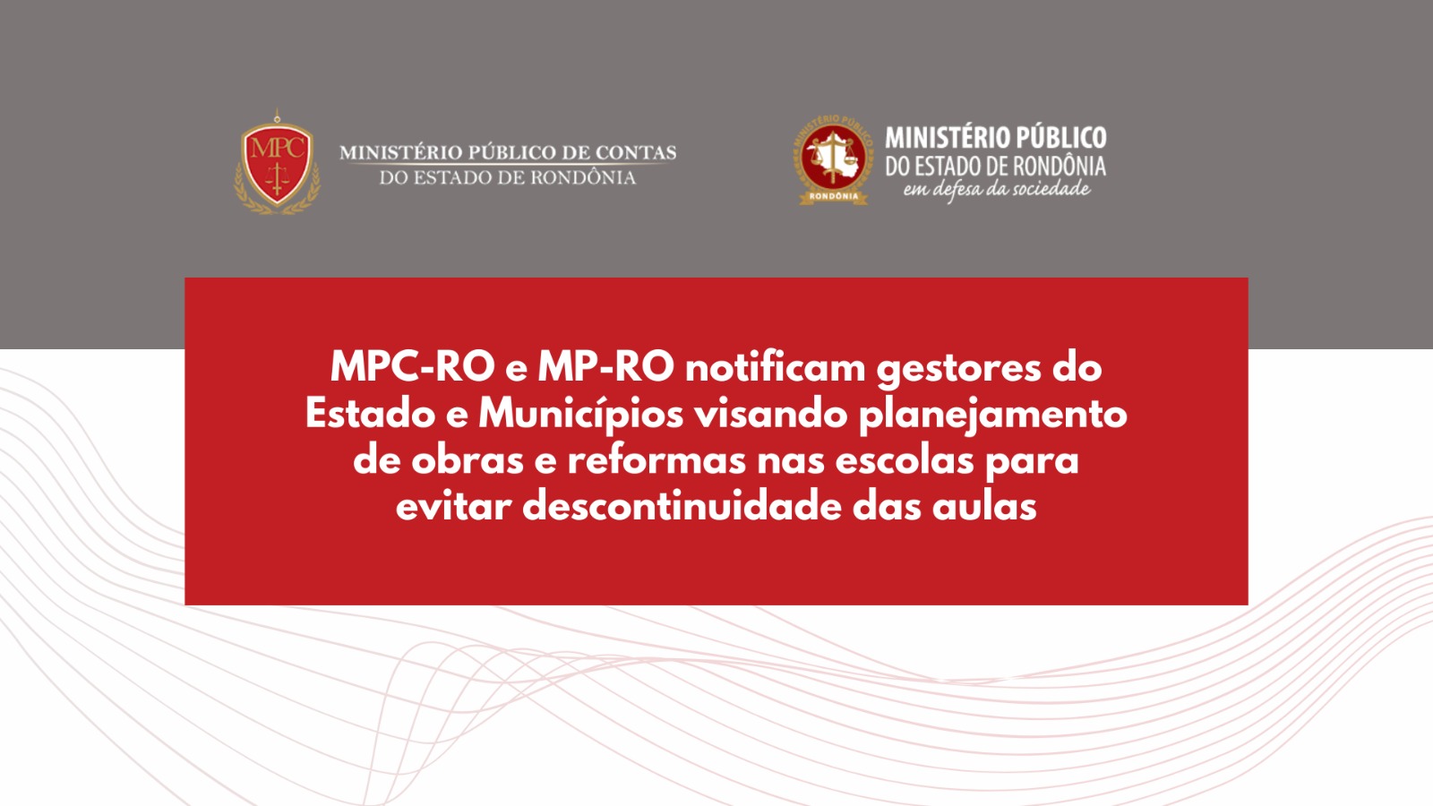 Veja a notificação recomendatória. - Ministério Público do Estado do